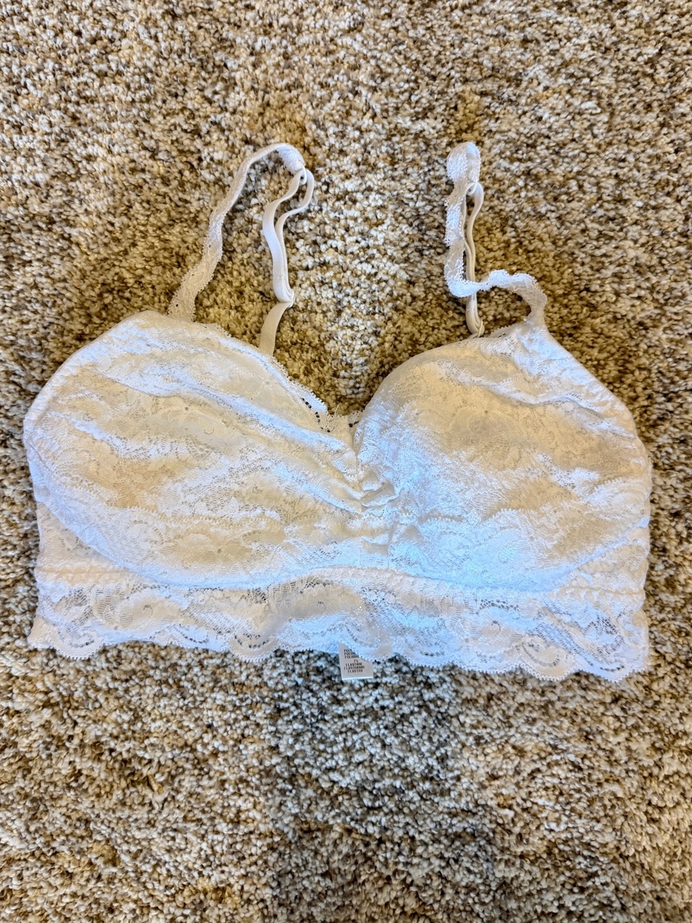 Cosabella Never Say Never Padded Bralette White Size S